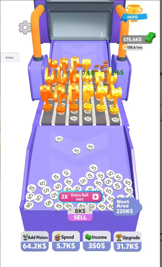 Piston Clicker Idle Money Machine — screenshot 2