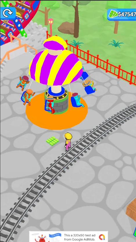 Awesome Park Idle Game 3D Unity Source Code — screenshot 7
