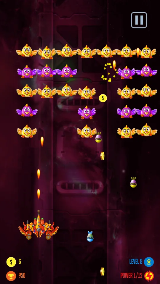 Ready to Publish Strike Galaxy Attack - Chicken Invaders GameMade with Your Own Name and Ads Id — screenshot 2