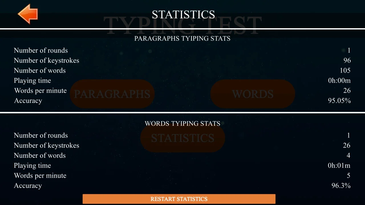 Typing Test - Unity Source Code — screenshot 3