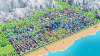 Megacity - Low Poly City 3D Models Pack