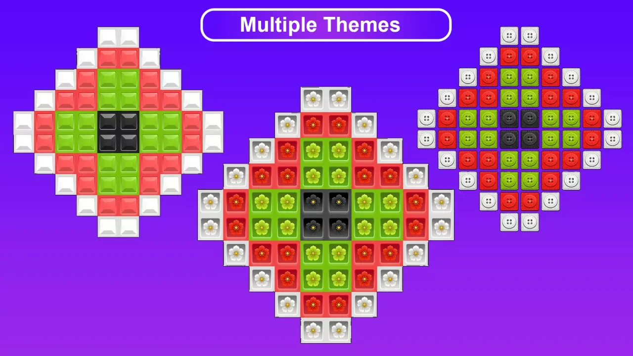 Tile Sorting Template, 2 Themes | Template + Level Editor — screenshot 1