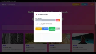 OTTX - FOODS E-Commerce with Admin and User Panels