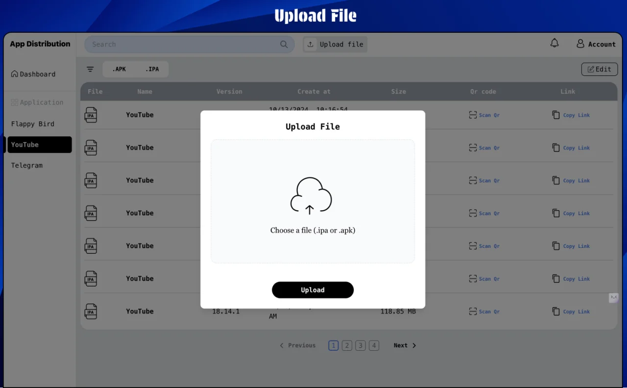App Distribution: Effortless File Uploads for Android & iOS — screenshot 6