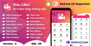 Android Video Editor - All in One Video Editor App (64bit) (Version - 3)