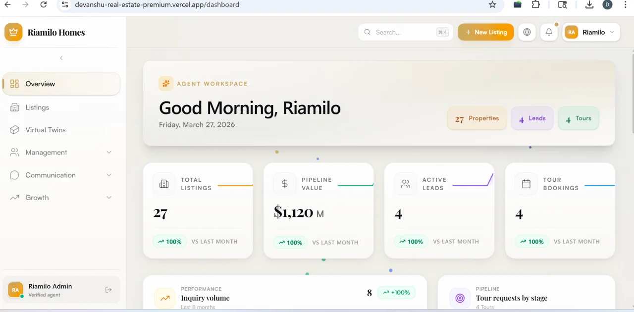 Riamilo Homes - Next.js Real Estate Template — screenshot 10