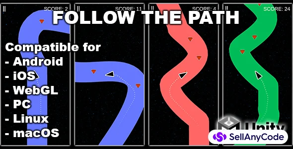 Follow the Path - Unity Game with AdMob