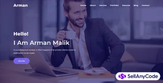 Arman Personal Portfolio HTML5 Template