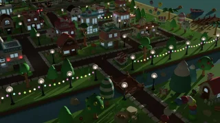 Cartoon Town - Low Poly Assets
