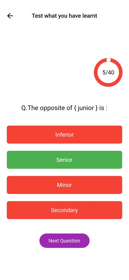 English for Kids - Flutter Source Code — screenshot 2