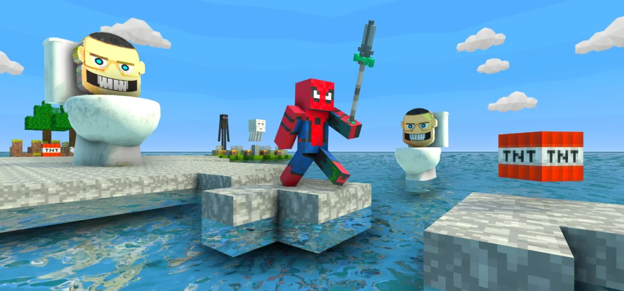 Craft Skybd: Toilet Monster — screenshot 2
