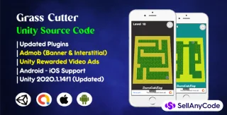 Grass Cutter Unity Source Code (AdMob + Unity Ads)