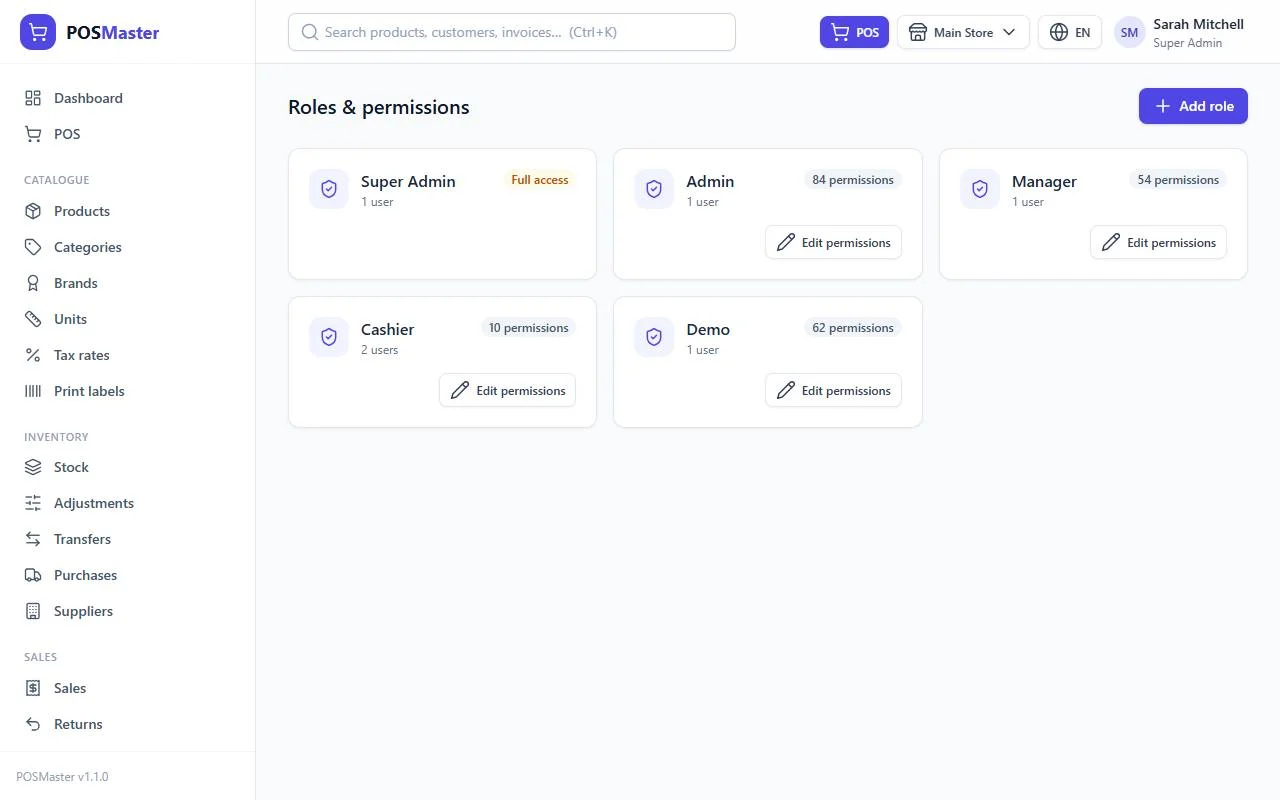 POSMaster - Point of Sale, Inventory & Multi-Branch Management — screenshot 10