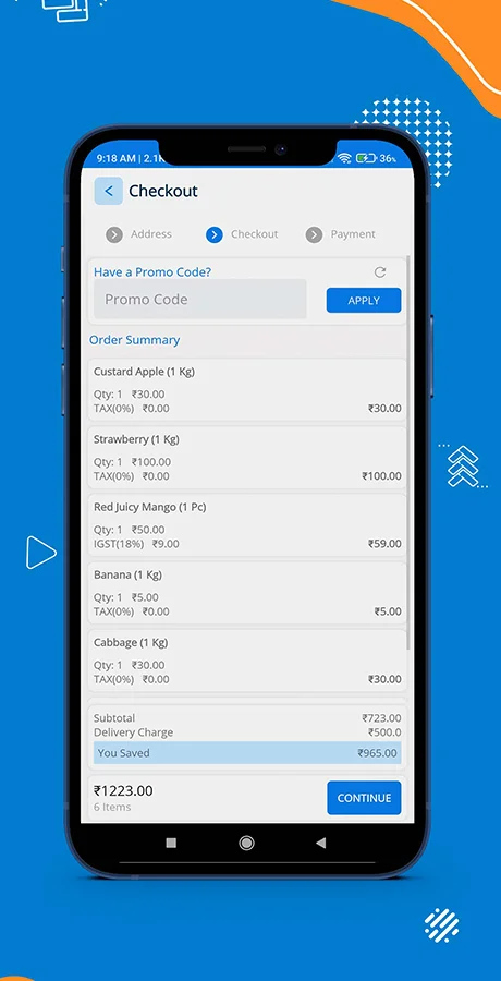 eCart - Grocery, Food Delivery, Fruits & Vegetable Store, Full Android eCommerce App — screenshot 10
