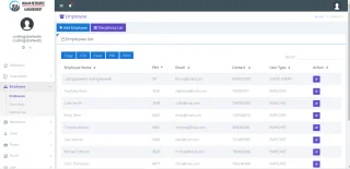 Human Resource Management System in PHP CodeIgniter with Source Code