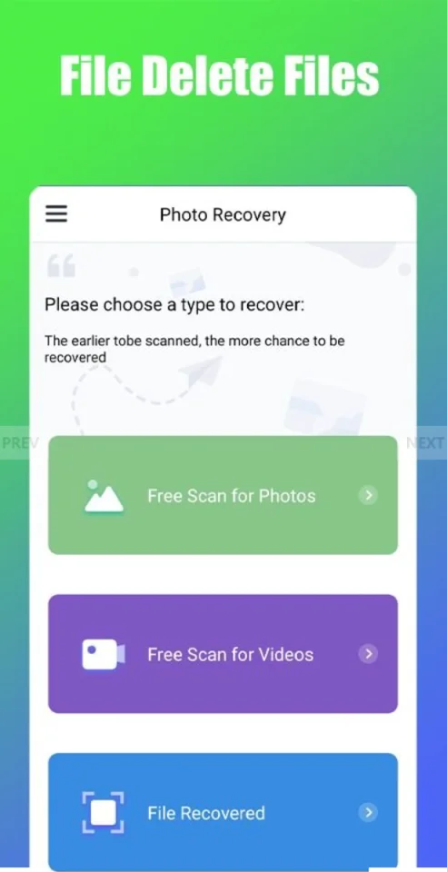 Recover Deleted Photo & Restore Deleted Photos -Recover Deleted File Like Photo, Video and Music — screenshot 2