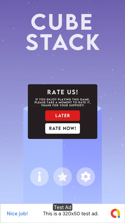 Cube Stack Game Source Code — screenshot 7