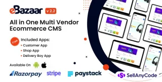 eBazaar - All in One Multi Vendor eCommerce CMS
