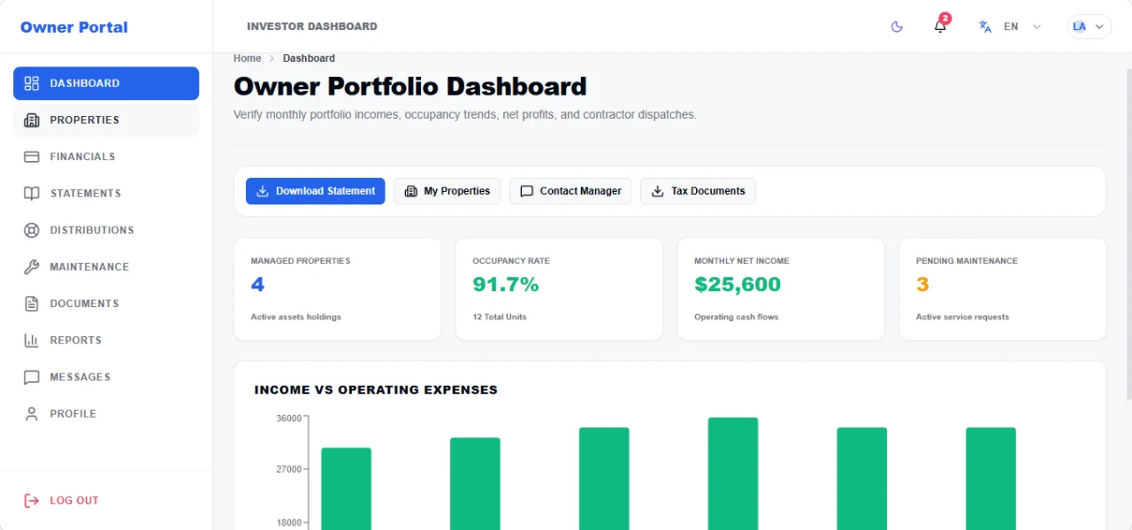 Zentrol APEX Property Management Portal — screenshot 5