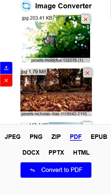 Image Converter - React Web App — screenshot 3