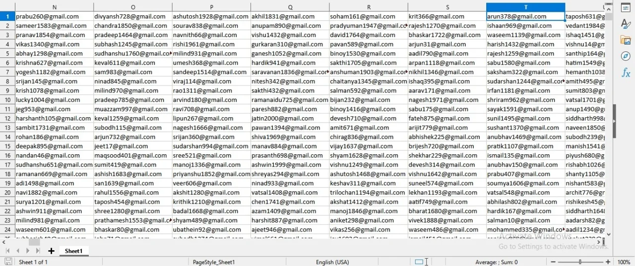 India Verified Email List — screenshot 4