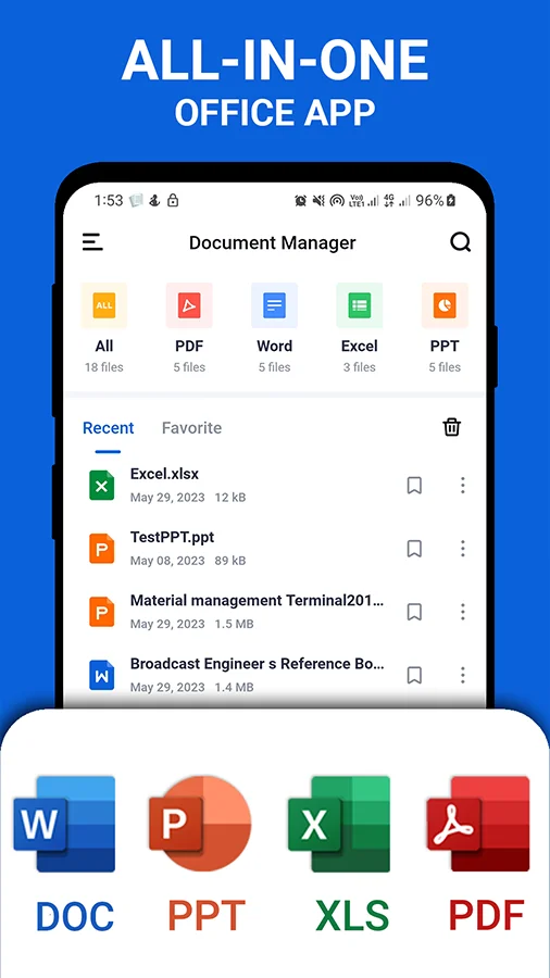 Office Reader Document Viewer Android App — screenshot 1