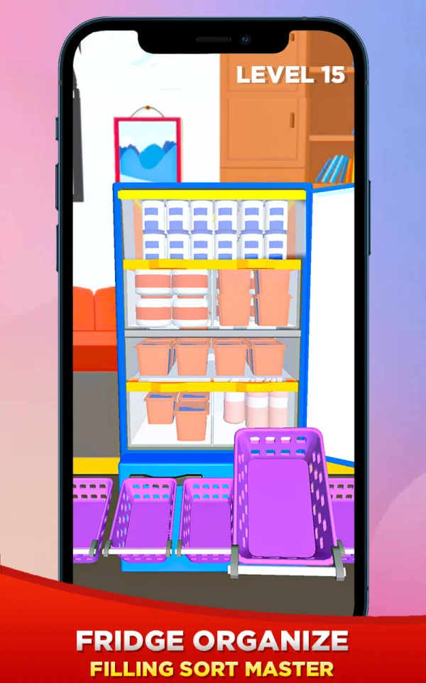 Fridge Filling Organizing! Sort Master – New Top Trending Game — screenshot 4