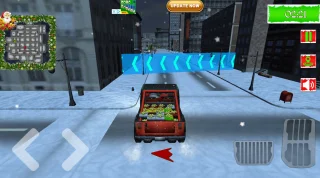 Christmas Santa Rush Gift Delivery