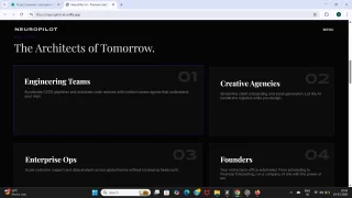 NeuroPilot Premium AI SaaS Landing Page (Dark UI + Interactive Chat + Fully Responsive)