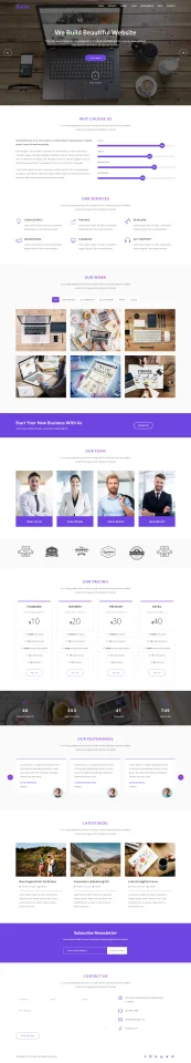 Raise Digital Agency HTML Template — screenshot 1