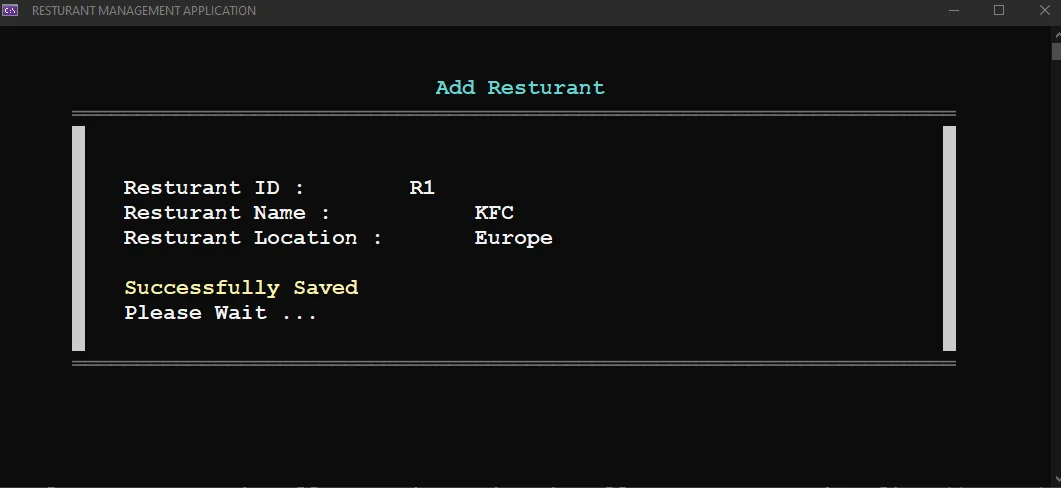 Resturant Management System — screenshot 7
