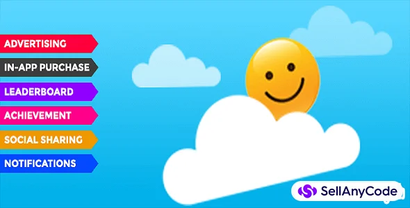 Emoji Sliding Down – Premium Unity Template — cover