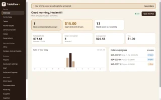 TableFlow+: Restaurant POS Kitchen, QR Menu & Delivery