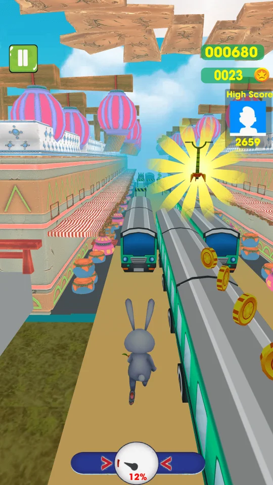 Bunny Surfer: Runny Bunny 64 Bit — screenshot 1