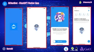 XChatBot ChatGPT AI GPT-4 OpenAI Full Flutter App | MultiPayments | Admin Panel | AdMob | GetX