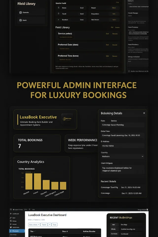 LuxaBook Ultimate Booking Form Builder & Appointment System — screenshot 10