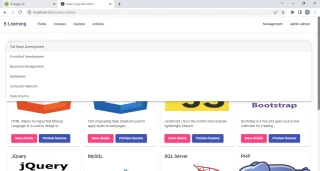 E-Learning Web Application Using Asp.net Core Web API and Angular