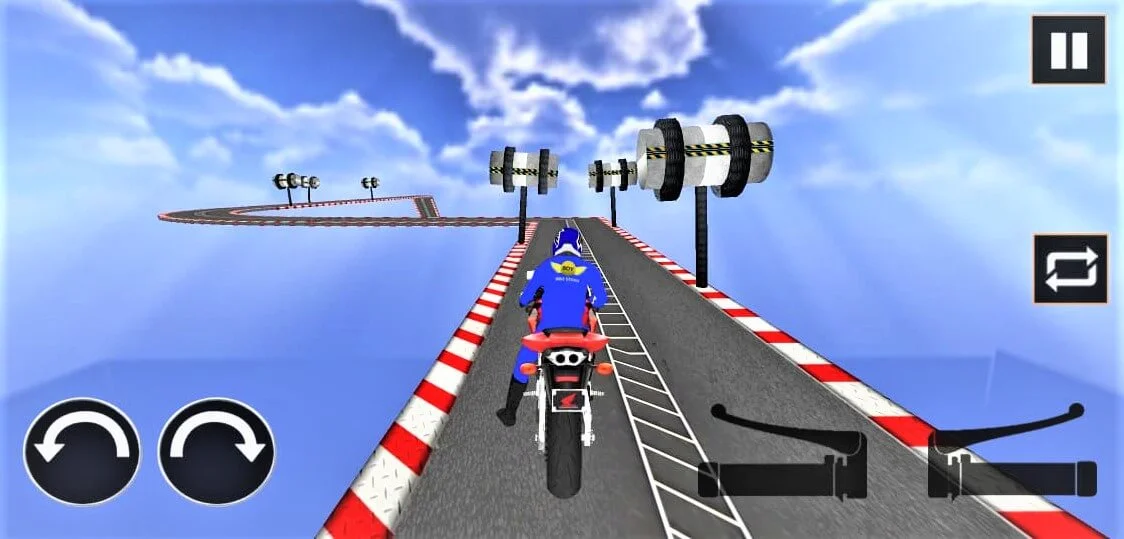 Impossible Bike Track Stunt Game 64 Bit Source Code — screenshot 1