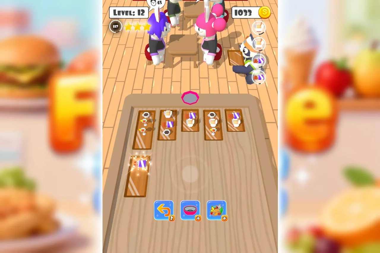 Foodie Sort Puzzle - Complete Mobile Game Template — screenshot 3