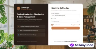 BrewFlow ERP Coffee Production, Distribution & Sales Management System