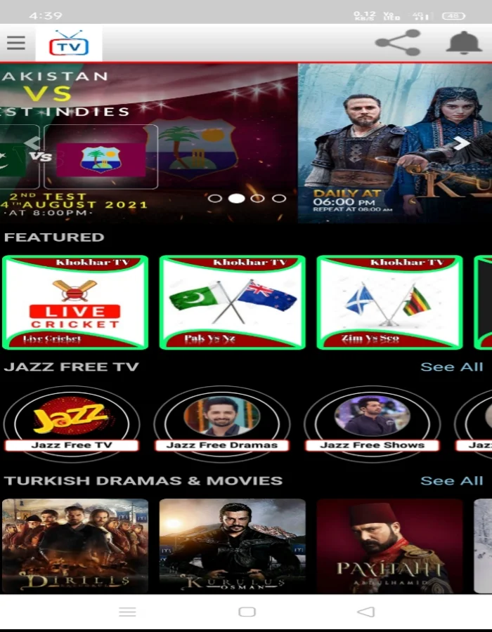 Khoker Pro - Live TV & Movies Video Streaming App — screenshot 5