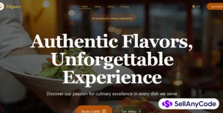 Restaurant Website Template React + Supabase | Modern & Multilingual