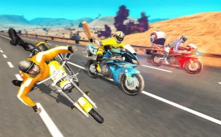 Bike Attack Race: Highway Tricky Stunt Rider
