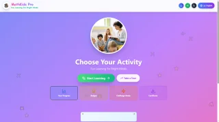 MathKids Pro - Premium React Educational App Template