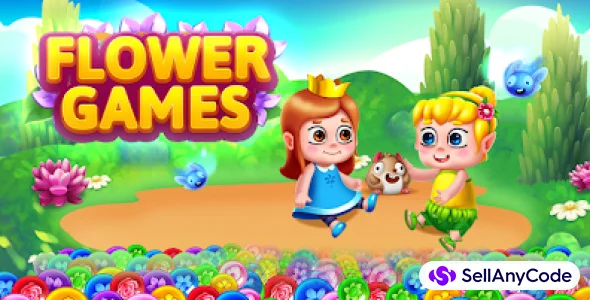 Pop Charm Flower - Unity Source Code — cover