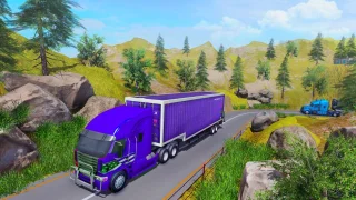 Heavy Construction Vehicle Transporter Truck Game
