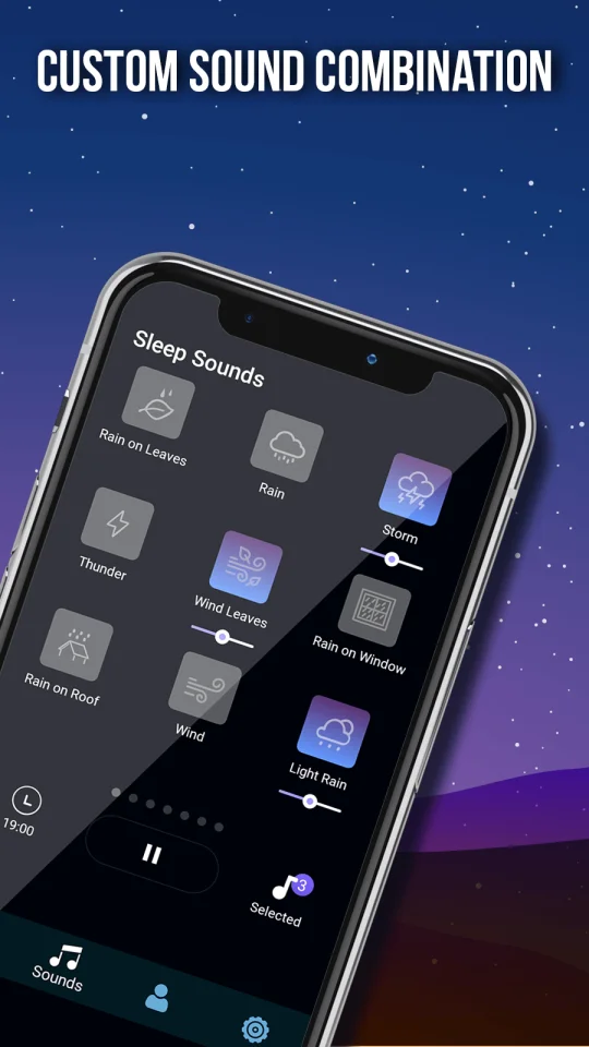 Sleep Sounds - Android App Source Code (Support Android 12) — screenshot 3