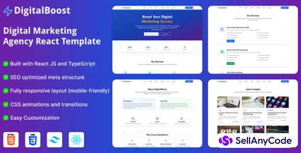 Digital Boost - Marketing Agency React Template