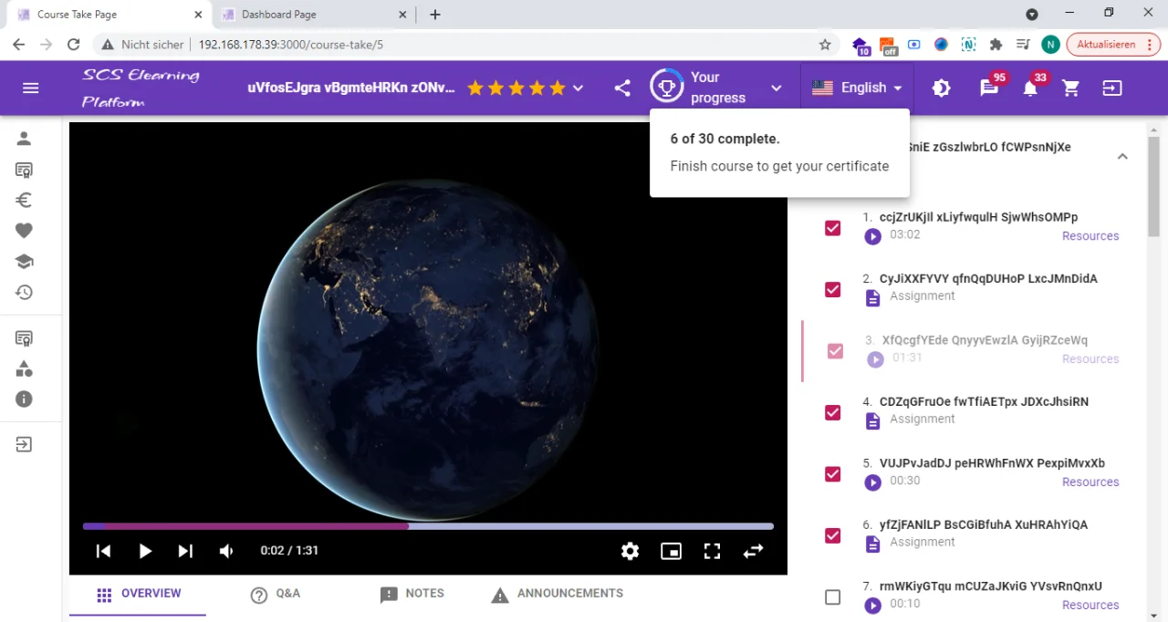SCS E-Learning — screenshot 5