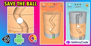 Save the Ball 3D Game Unity Source Code
